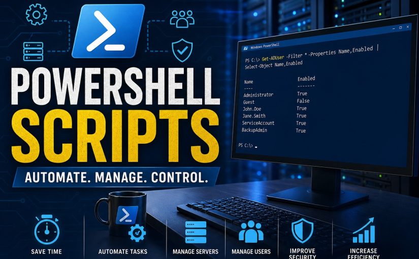 25 PowerShell Scripts Every System Administrator Needs